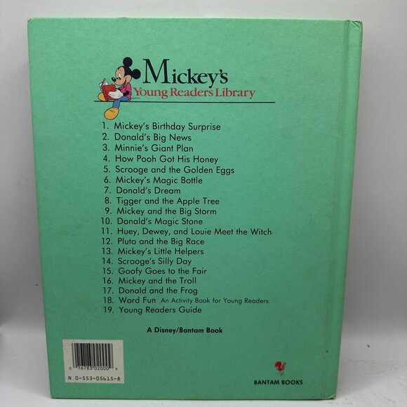 Mickeys Young Readers Library Vol. 2 Donalds Big News Hardcover Book - Picture 2 of 7